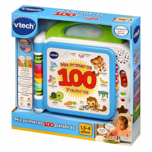 Interaktiv bog til børn Vtech Mis primeras 100 palabras