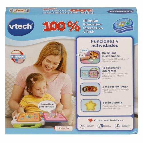 Interaktiv bog til børn Vtech Mis primeras 100 palabras