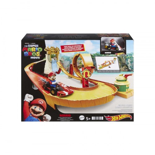 Hot Wheels bane med ramper HMK49 - inkl. bil