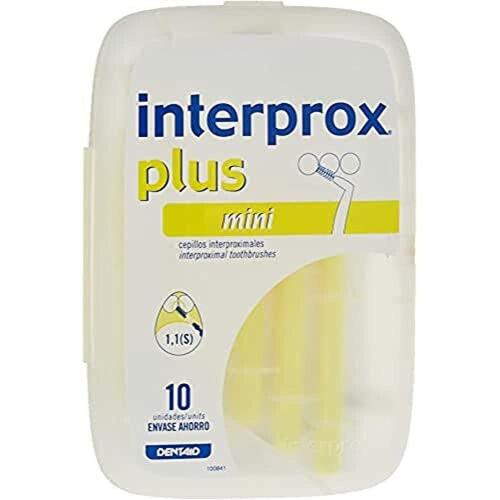 Mellemrumsbørster til tænder Interprox 1,1 mm Gul (10 enheder)