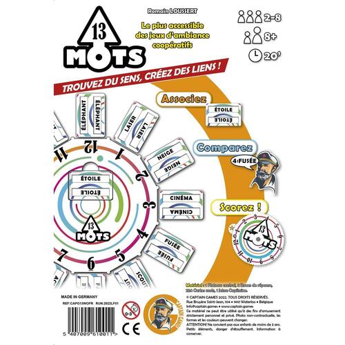 Spørgsmål og svar-spil Asmodee 13 Mots