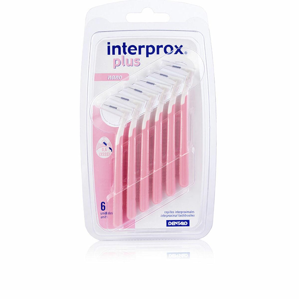 Interprox mellemrumsbørster 0,6 mm - Pink (6 stk)