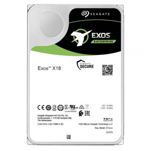 Seagate Exos X18 3,5" harddisk 12 TB (ST12000NM000J)