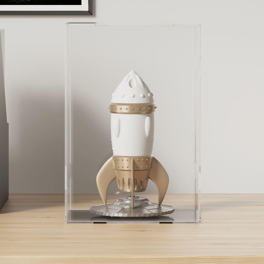 vidaXL displaykasse transparent 17x12x25 cm akryl