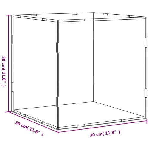 Montre 30x30x30 cm akryl transparent