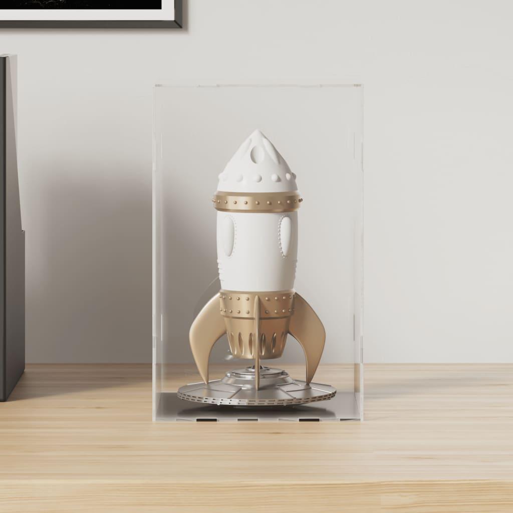 vidaXL displaykasse transparent 14x14x22 cm akryl