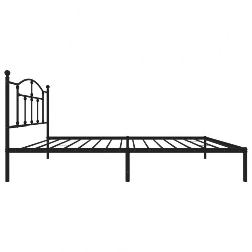 Sengeramme med sengegavl 107 x 203 cm - sort