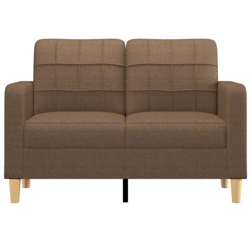 2-personers sofa i stof - 120 cm, brun