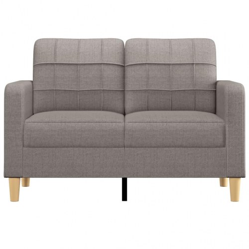 2-personers sofa i stof - 120 cm sædebredde, gråbrun