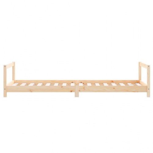 Sengeramme til juniorseng 80 x 200 cm i massivt fyrretræ
