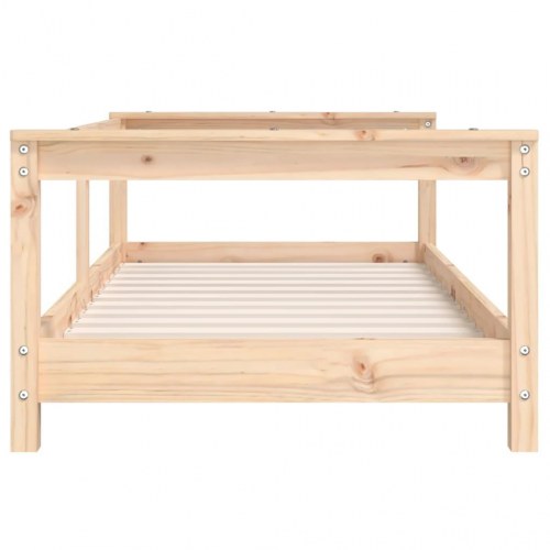Sengeramme til juniorseng 70x140 cm massivt fyrretræ