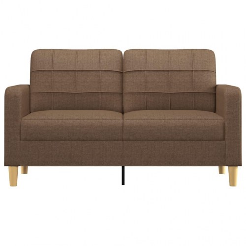 2-personers sofa i stof - brun, sædebredde 140 cm