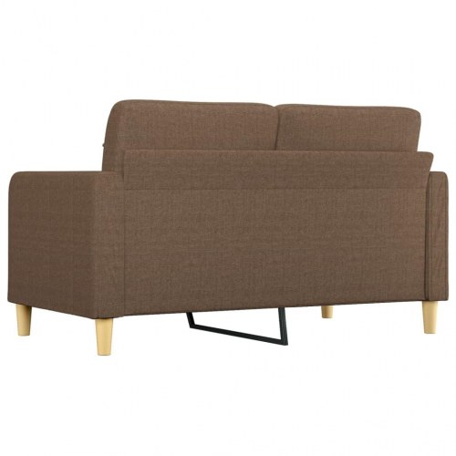 2-personers sofa i stof - brun, sædebredde 140 cm