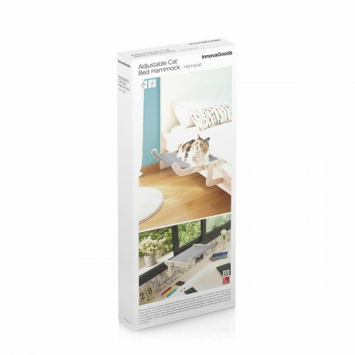 Katteseng hængekøje - Hamacat, grå/beige