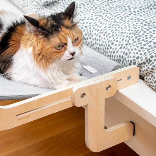 Katteseng hængekøje - Hamacat, grå/beige