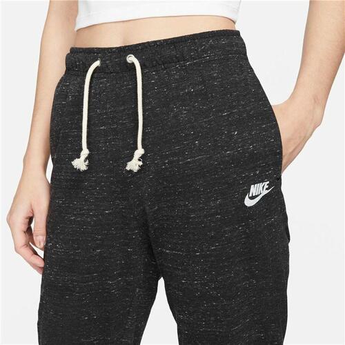 Lange sportsbukser Nike Sportswear Gym Vintage Sort Dame L