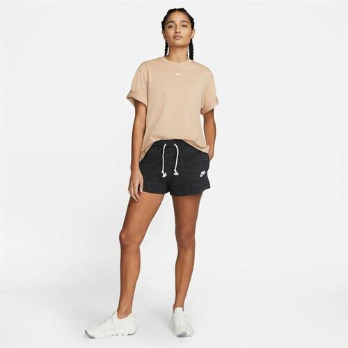 Sport shorts til kvinder Nike Sportswear Gym Vintage Sort M