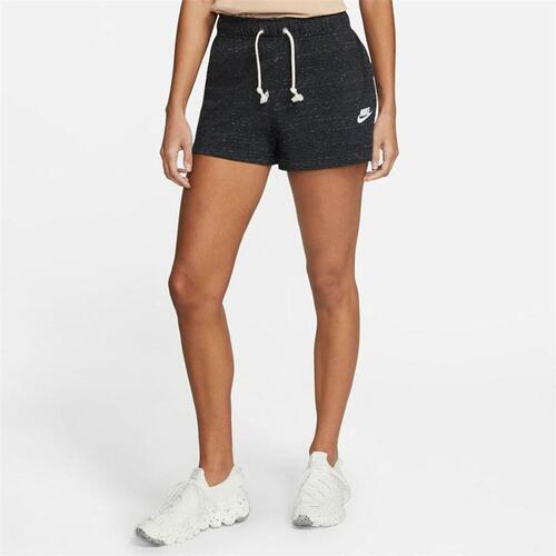 Sport shorts til kvinder Nike Sportswear Gym Vintage Sort M