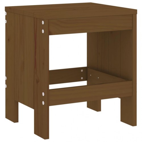 Haveskamler 2 stk. - 40 × 36 × 45 cm i massivt fyrretræ, gyldenbrun