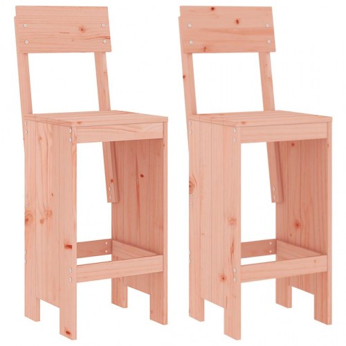 Barstole i massivt douglasgran 40 x 48,5 x 115,5 cm - 2 stk.