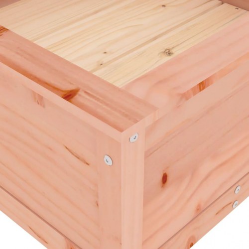 Plantekasse i massivt douglasgran - 82,5 x 82,5 x 39 cm
