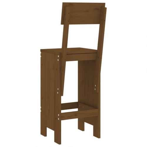Barstole 2 stk. i massivt fyrretræ - 40 x 48,5 x 115,5 cm