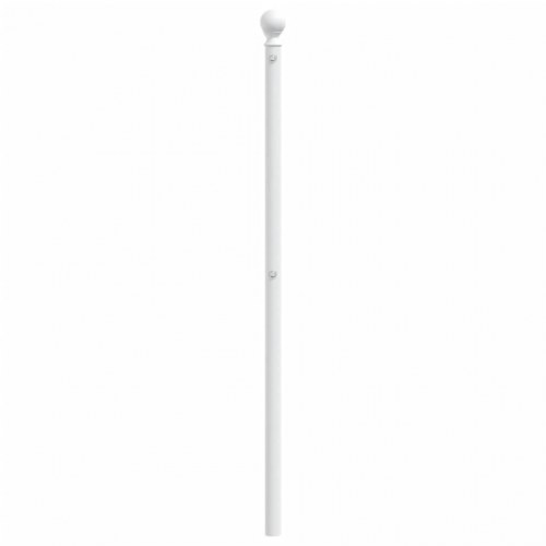 Sengegavl i metal 180 cm - hvid, udskiftningsgavl