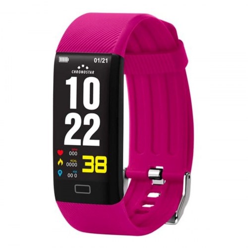 Herreur digital Chronostar - pink silicone rem