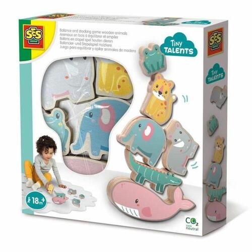 SES Creative - Trædyr til balance og stabling (playset)