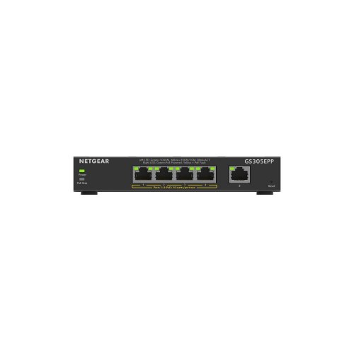 Netgear GS305EPP-100PES PoE+ Gigabit switch - 5 porte