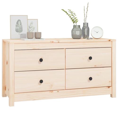 Kommode 100x40x54 cm massivt fyrretræ