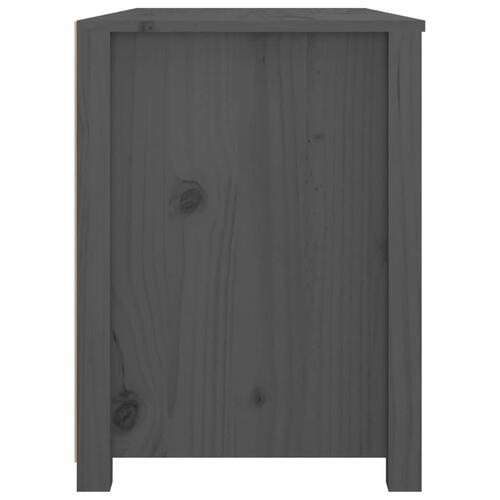 Kommode 100x40x54 cm massivt fyrretræ grå
