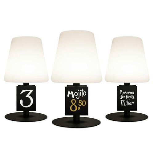 Bordlampe Securit Skilt 15,5 x 15,5 x 27,5 cm