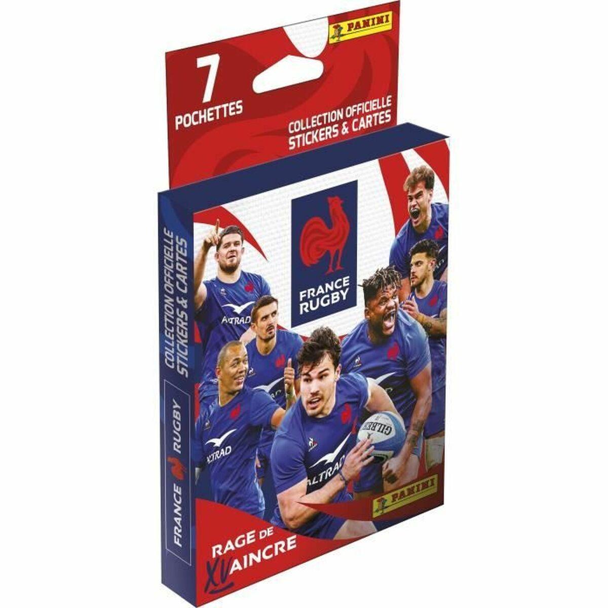 Pakke Med Klistermærker Panini France Rugby Konvolutter