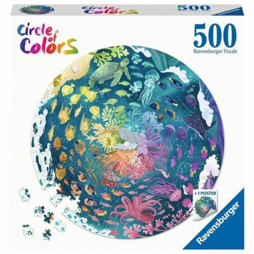 Ravensburger puslespil - Hav, 500 brikker