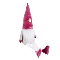 Julepynt Hvid Pink Sand Materiale 30 cm