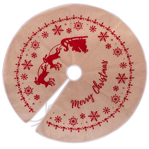 Juletræ nederdel Jute 100 cm