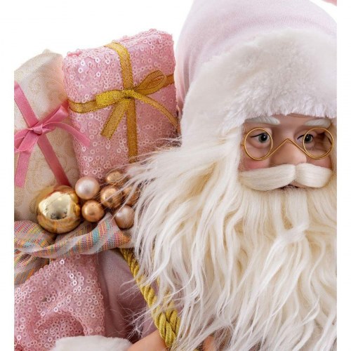 Julepynt Pink Plastik Polyesterharpisk Materiale 60 cm