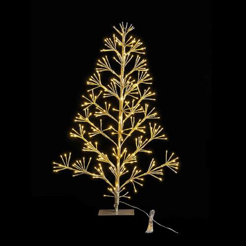 Juletræ Gylden Metal Plastik 90 cm