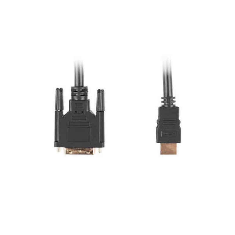 Hdmi Til Dvi Kabel Lanberg Han Stik/han Stik Sort 1 8 M