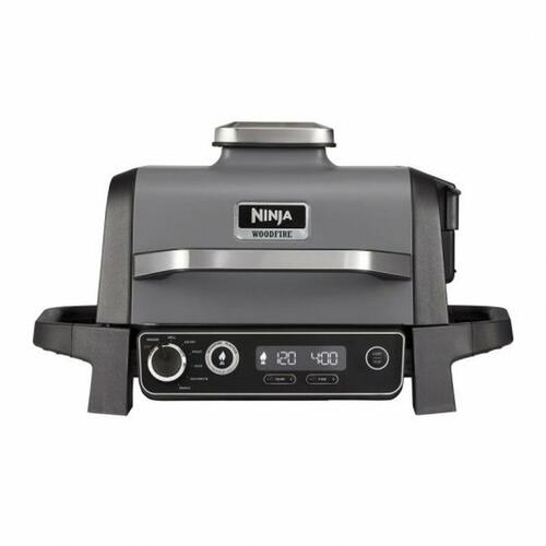 Airfryer NINJA Woodfire Outdoor Grill Sort 2400 W