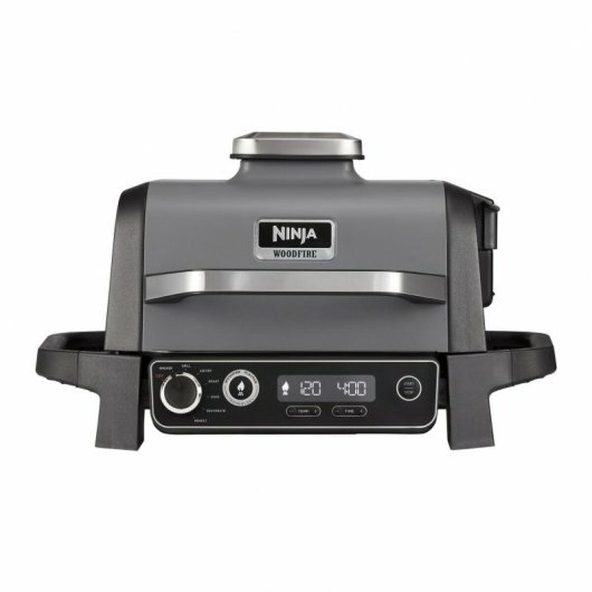 Airfryer NINJA Woodfire Outdoor Grill Sort 2400 W