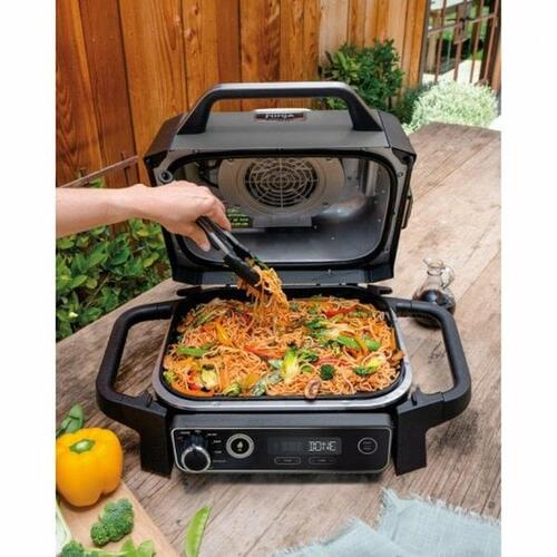 Airfryer NINJA Woodfire Outdoor Grill Sort 2400 W