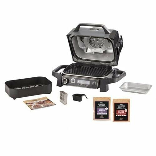 Airfryer NINJA Woodfire Outdoor Grill Sort 2400 W