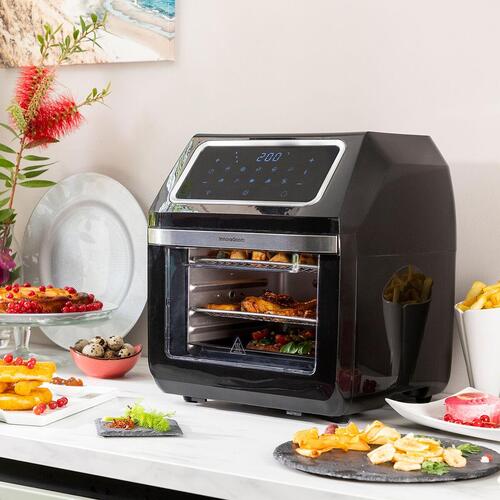 Airfryer Rustfrit stål Sort 12 L 1800 W (OUTLET C)