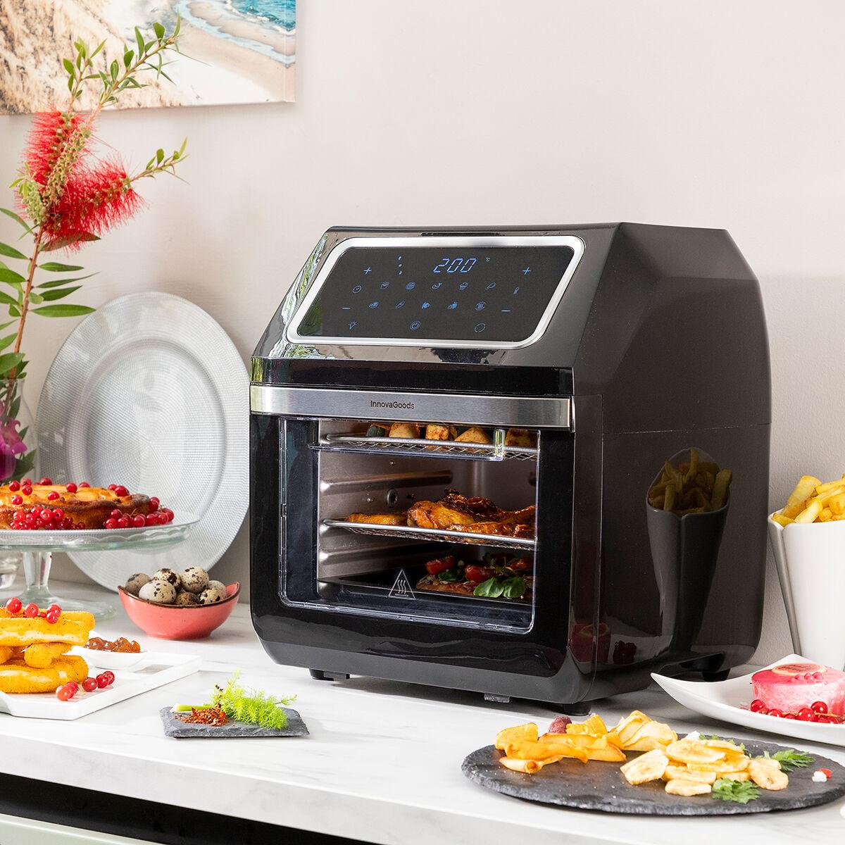Airfryer Rustfrit stål Sort 12 L 1800 W (OUTLET C)