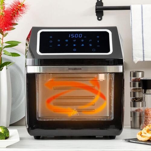 Airfryer Rustfrit stål Sort 12 L 1800 W (OUTLET C)