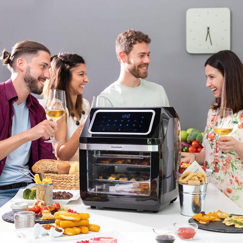 Airfryer Rustfrit stål Sort 12 L 1800 W (OUTLET C)