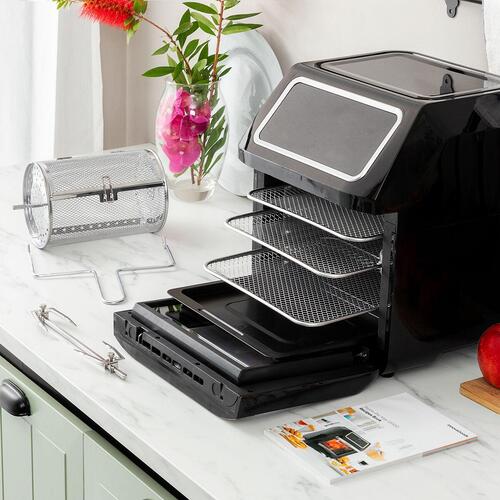 Airfryer Rustfrit stål Sort 12 L 1800 W (OUTLET C)