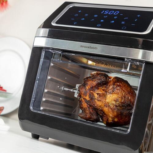 Airfryer Rustfrit stål Sort 12 L 1800 W (OUTLET C)